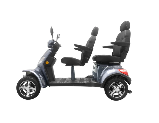 BULLBIKE Manama 2 Personen Elektro Scooter 500W 60V 20Ah/ Seniorenmobil / Vierrad 20 km/h