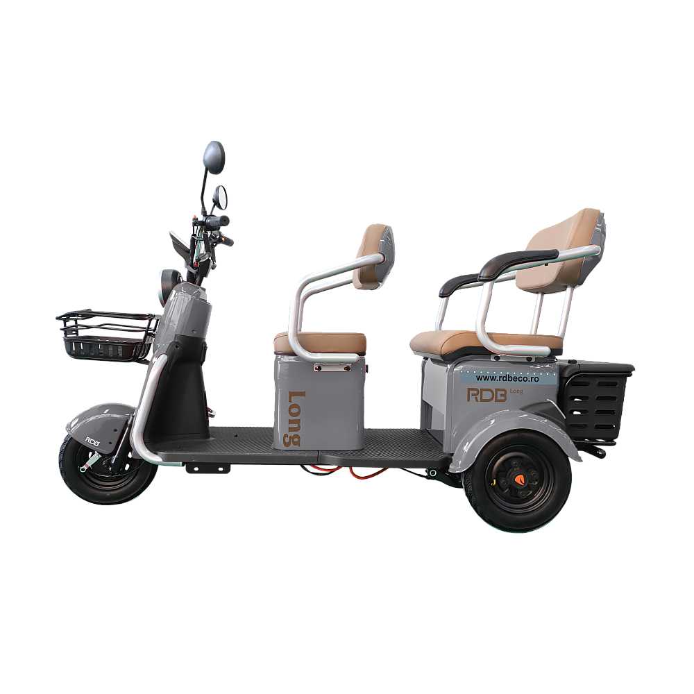 BULLBIKE Atlanta Elektro Scooter 500W 60V 20Ah 20Km/h/ Seniorenmobil / Dreirad