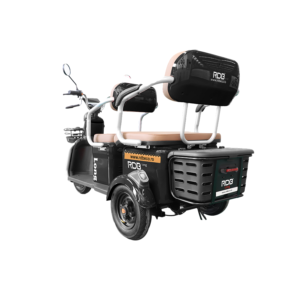 BULLBIKE Atlanta Elektro Scooter 500W 60V 20Ah 20Km/h/ Seniorenmobil / Dreirad