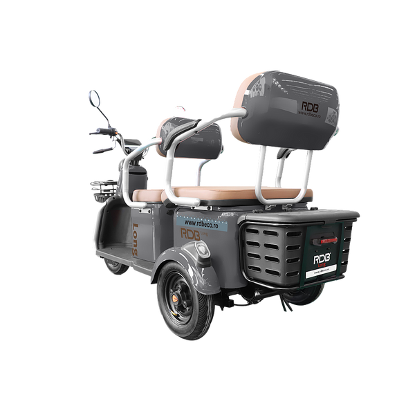 BULLBIKE Atlanta Elektro Scooter 500W 60V 20Ah 20Km/h/ Seniorenmobil / Dreirad
