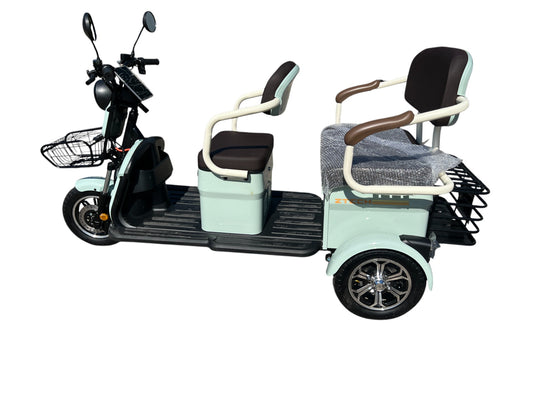 BULLBIKE Hamburg Elektro Scooter 500W 60V/72V 20Ah 20Km/h/ Seniorenmobil / Dreirad