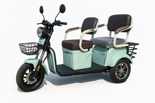 BULLBIKE Hamburg Elektro Scooter 500W 60V/72V 20Ah 20Km/h/ Seniorenmobil / Dreirad