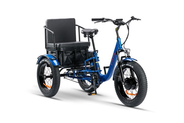 BULLBIKE TOKIO-Max E-Dreirad Fahrrad 48V 13Ah Lithium 250W 20Km/h