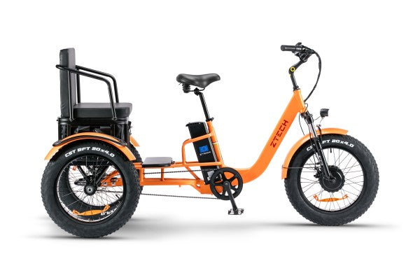 BULLBIKE TOKIO-Max E-Dreirad Fahrrad 48V 13Ah Lithium 250W 20Km/h