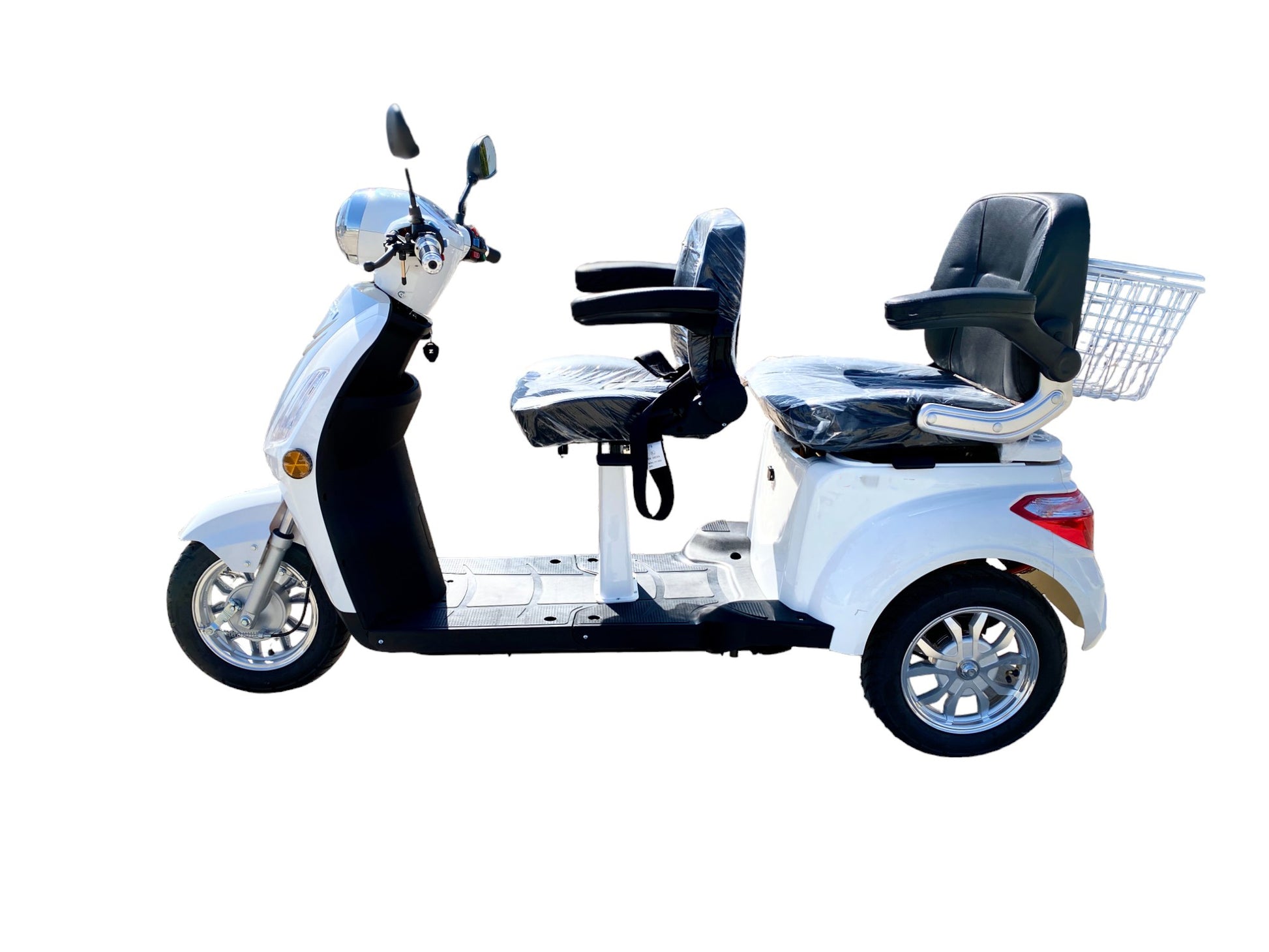 BULLBIKE Tallinn 2 Personen Elektro Scooter 600W 60V 20Ah/ Seniorenmobil / Dreirad 25 km/h