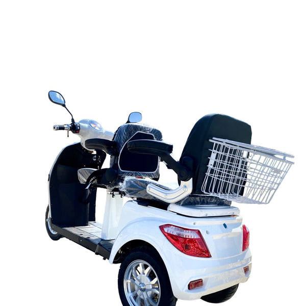 BULLBIKE Tallinn 2 Personen Elektro Scooter 500W 60V 20Ah/ Seniorenmobil / Dreirad 20 km/h