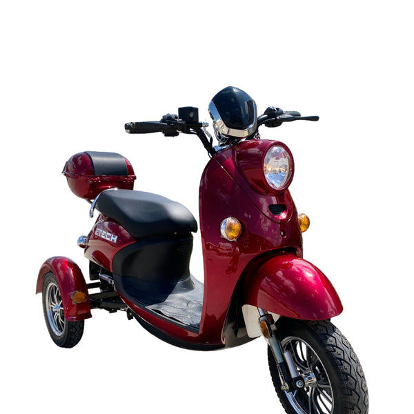 BULLBIKE Messina Dreirad Elektro Scooter 600W 60V 20Ah 25 km/h /Seniorenmobil /