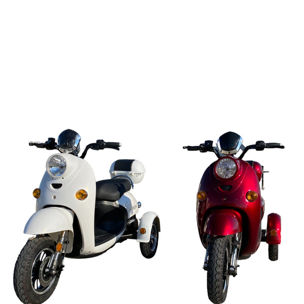 BULLBIKE Messina Dreirad Elektro Scooter 600W 60V 20Ah 25 km/h /Seniorenmobil /