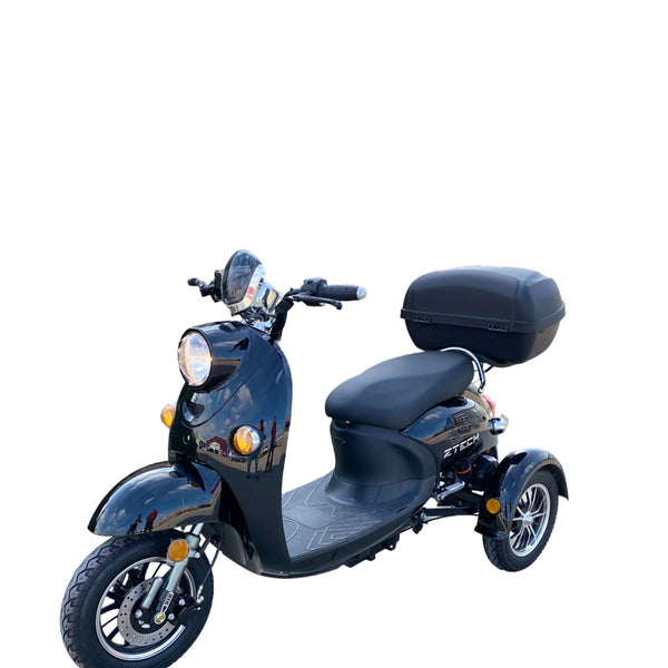 BULLBIKE Messina Dreirad Elektro Scooter 600W 60V 20Ah 25 km/h /Seniorenmobil /