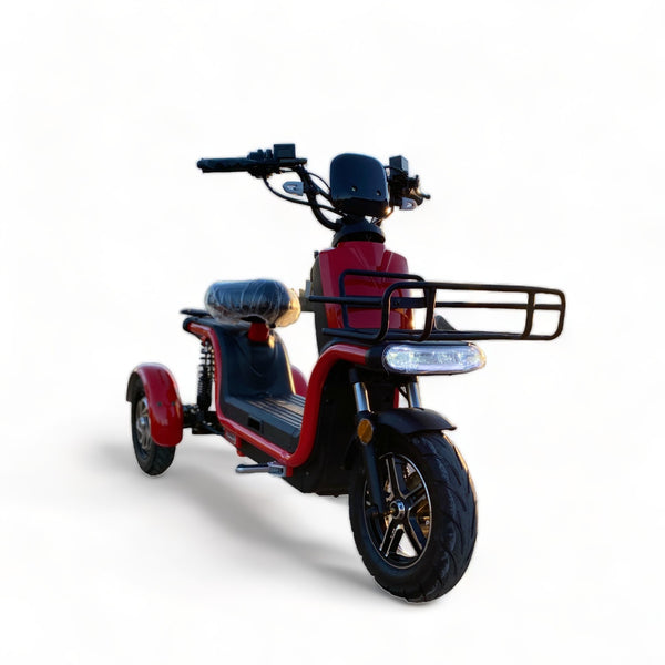 BULLBIKE Tacoma Dreirad Elektro Scooter 60V 26Ah Lithium 2 x 800W 45Km/h