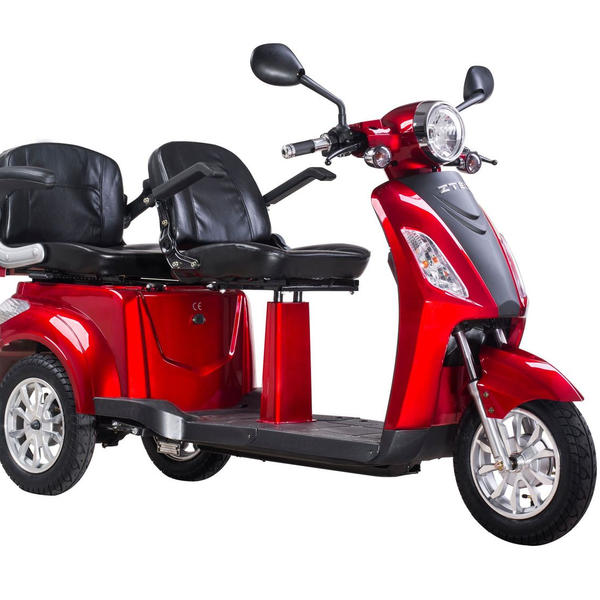 BULLBIKE Tallinn 2 Personen Elektro Scooter 500W 60V 20Ah/ Seniorenmobil / Dreirad 20 km/h