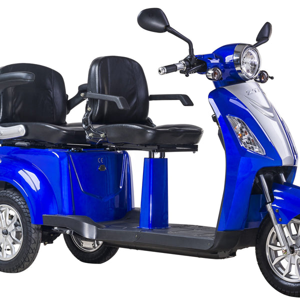BULLBIKE Tallinn 2 Personen Elektro Scooter 500W 60V 20Ah/ Seniorenmobil / Dreirad 20 km/h